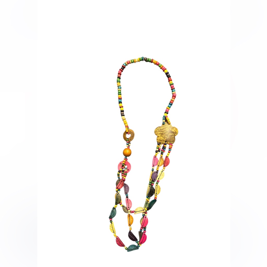Sacred Threads Multicolor Beaded Necklace BlBl